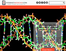 Tablet Screenshot of internetmedicine.com